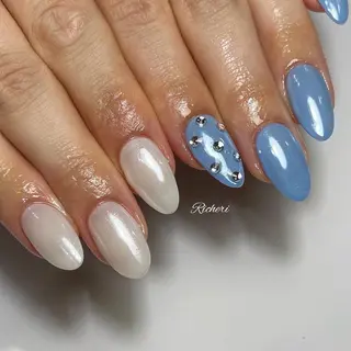 セミロング ネイル richeri beautyのネイルデザイン