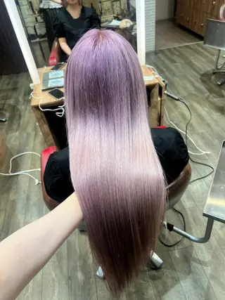 ロング カラー ナチュラル/インナー /牧野 佑菜のヘアスタイル