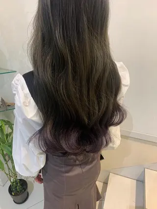 ロング カラー 透けるbrown カラー🎗♡yukaのヘアスタイル