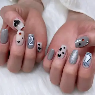 ネイル 🐕‍🦺Yappy 💗A-tanのネイルデザイン