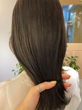 ミディアム カラー 🇰🇷くびれボブ/ 韓国ボブ🇰🇷愛誠のヘアスタイル