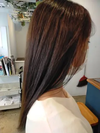 ロング カラー Culumi所属・Culumi クルミ 松井照雄/梅田茶屋町のヘアスタイル