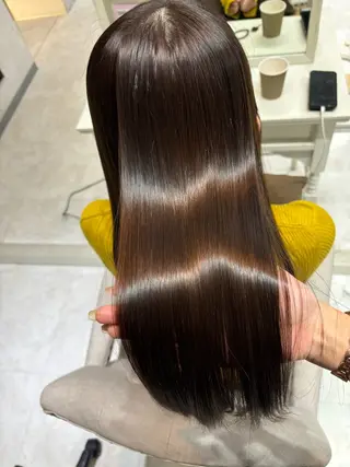 ロング カラー 巻ける縮毛矯正 Sachi🐰のヘアスタイル