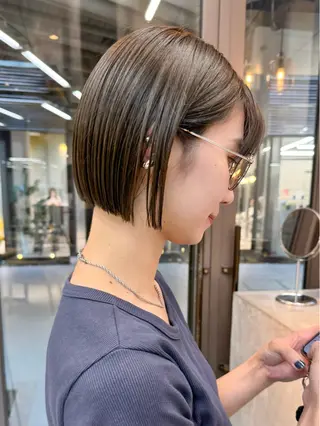 ショート カラー mee.表参道所属・ボブ/ショート /パーマ/shinのヘアスタイル