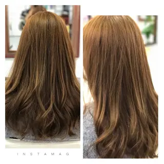 ロング カラー 山内 聡史のヘアスタイル