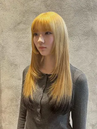 カラー 高村 菜子のヘアスタイル