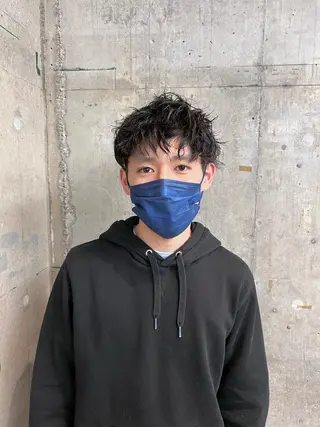 ショート カラー パーマ メンズ メンズパーマ /SUNAOのヘアスタイル