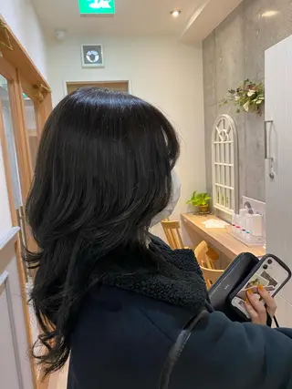 ミディアム カラー 齋藤 椋哉のヘアスタイル