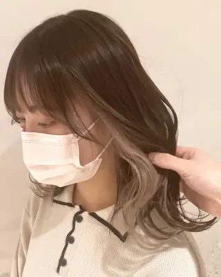 ミディアム カラー 高槻No.1🇰🇷 韓国ヘア 橋口陽太のヘアスタイル