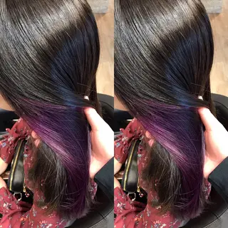 ミディアム カラー 大久保 隆蔵のヘアスタイル