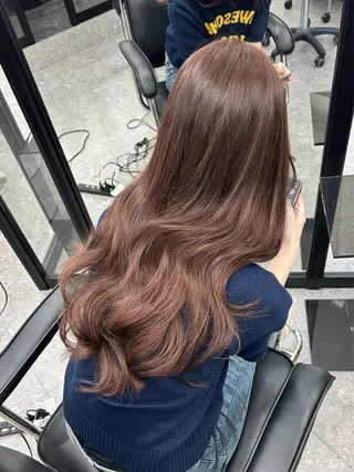 ロング カラー LANDS所属・nanaka 🤍韓国ワンホンヘアのヘアスタイル