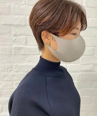 ショート nuu 栄所属・🧸SAKI🎀 韓国レイヤーのヘアスタイル