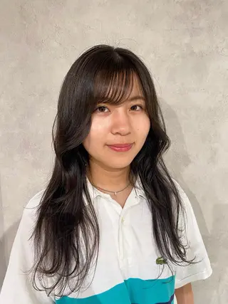 ロング カラー ヘアアレンジ izumi/ ボブ/パーマのヘアスタイル