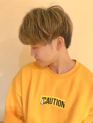 ショート カラー メンズ コマツリサ ROCCO eastのヘアスタイル