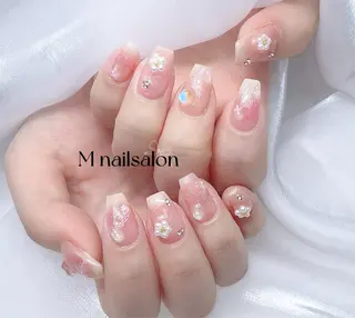 ネイル M🌷nail 長さだし専門店のネイルデザイン