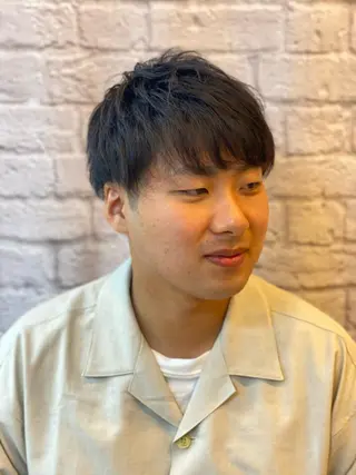 ミディアム メンズ 【メンズカット】 黒田美穂のヘアスタイル