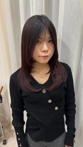 ロング ヘアアレンジ 能勢 莉里花のヘアスタイル