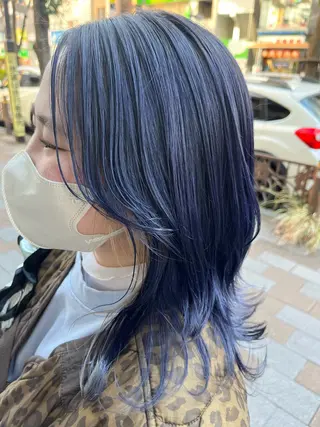 ミディアム 勝野 優佳のヘアスタイル