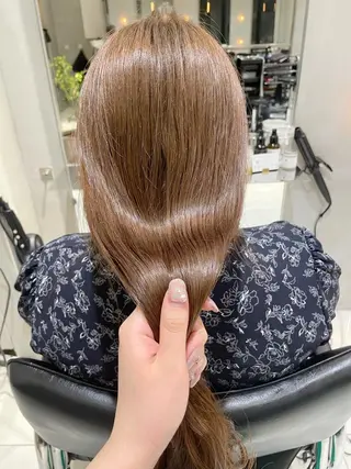 ロング カラー ヘアアレンジ 艶髪/レイヤーカット 🐣misakiのヘアスタイル