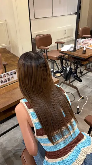ロング 梅田/透明感カラー /ひかるのヘアスタイル