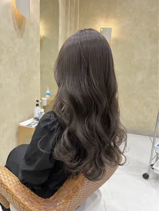 ロング カラー 竹内 亜由夢のヘアスタイル