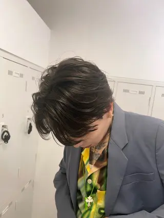 ミディアム パーマ メンズ ♠️メンズ特化／ 社 由樹♠️のヘアスタイル