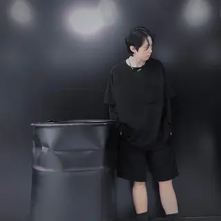 ミディアム パーマ メンズ メンズサロン【owl 心斎橋】難波/アメ村のヘアスタイル