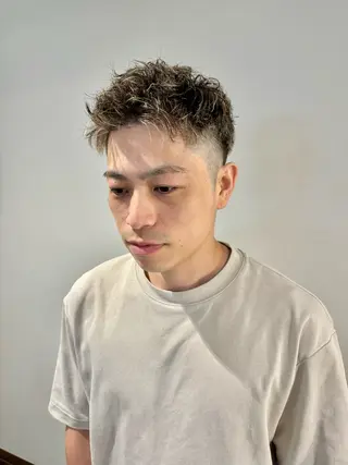 カラー パーマ メンズ Tink　天神店所属・今村賢治/メンズ/ レイヤー✨艶カラーのヘアスタイル