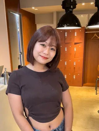 ミディアム ブリーチ矯正/ ブリーチ特化mikaのヘアスタイル