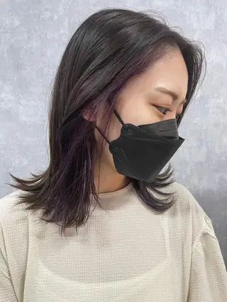 ミディアム C’LD hair  produce /シールドヘア所属・モテ髪/ボブ/ショー ト/アダチフウトのヘアスタイル