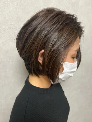 ショート カラー MIKOTO/マンツ ーマン/髪質改善🤎のヘアスタイル