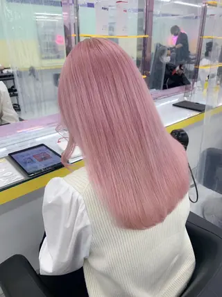 ロング カラー 🤍透明感カラー🤍 ブリーチ🤍AINEのヘアスタイル