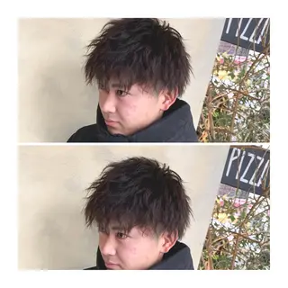 ショート ヘアアレンジ メンズ ange☞ soutaのヘアスタイル