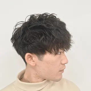 パーマ メンズ メンズサロンLOSS所属・メンズサロン rootのヘアスタイル