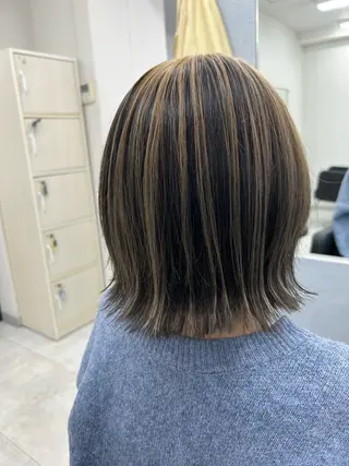 ミディアム カットモデル募集🌈 北千住のヘアスタイル