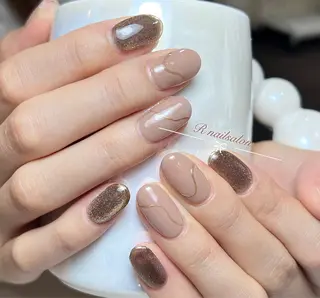 セミロング R NAILSALONのネイルデザイン