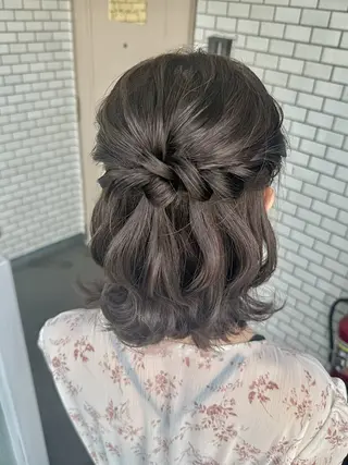 ショート ヘアアレンジ 🎀韓国ヘアメイク /参列ヘア/neneのその他イメージ