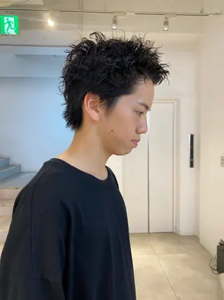 パーマ メンズ 新宿【メンズパーマ】 塩澤太一のヘアスタイル