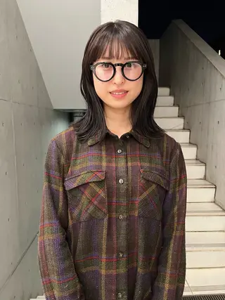 ミディアム カラー SALOWIN  立川所属・yukari/ 立川美容室のヘアスタイル