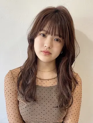 ロング カラー Nina by Babylone 佐鳴台店（ニナバイバビロン）所属・Nina by Babyloneのヘアスタイル