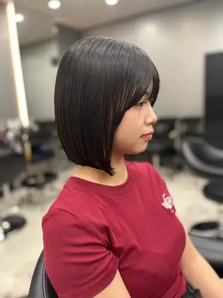 ショート ioeわかめようじ/ 縮毛矯正/髪質改善のヘアスタイル