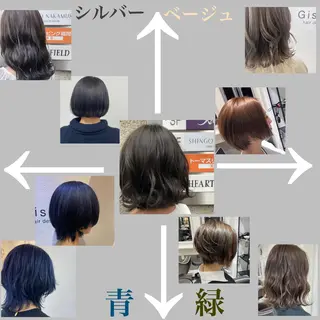 ショート カラー jill by gisel＿奥家のヘアスタイル