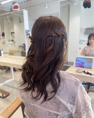 セミロング かずや🍀/髪質改善 /艶髪カラー/眉毛のヘアスタイル