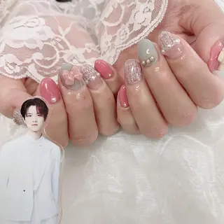 ネイル La neige* yuki 🥯🍑のネイルデザイン