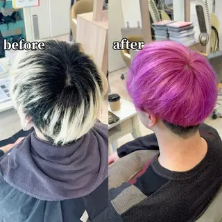 カラー 王道メンズカット/ 寒色カラー/僚汰のヘアスタイル