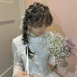 ロング カラー ヘアアレンジ the path sora♡のヘアスタイル