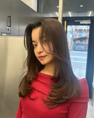 ロング 大人レイヤー/艶美髪 🇺🇸TOMONAのヘアスタイル