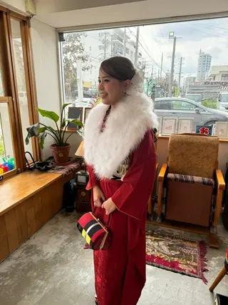 ミディアム カラー KOU×北谷× BY MY SIDEのヘアスタイル