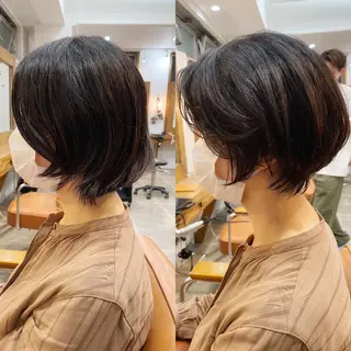 ショート newline銀座所属・👑銀座ショート/ 絶壁補正/金子涼👑のヘアスタイル