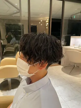 ショート パーマ メンズ メンズ専門美容師✂︎ 大庭勝己のヘアスタイル